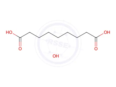 Chemical structure of POLYPROPYLENEGLYCOLAZELATE(END-CAPPEDWITHSTEARICACID)