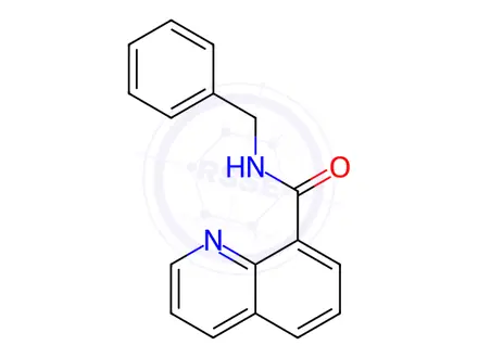 Chemical structure of n-Benzylquinoline-8-carboxamide