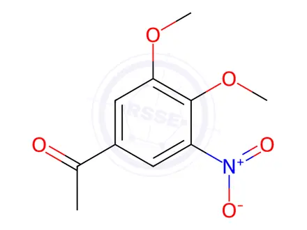 Chemical structure of 1-(3,4-dimethoxy-5-nitrophenyl)ethanone