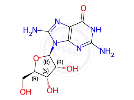 Chemical structure of Adenosine Impurity 161