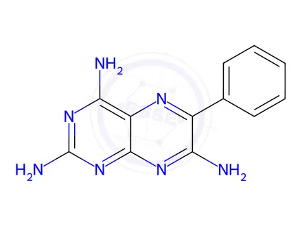 Chemical structure of Triamterene Impurity