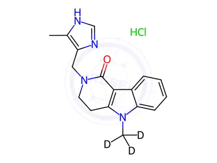 Chemical structure of Alosetron-d3 Hydrochloride