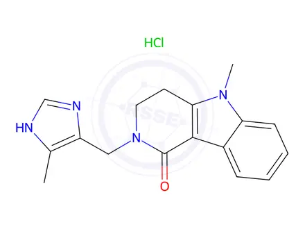 Chemical structure of Alosetron Hydrochloride