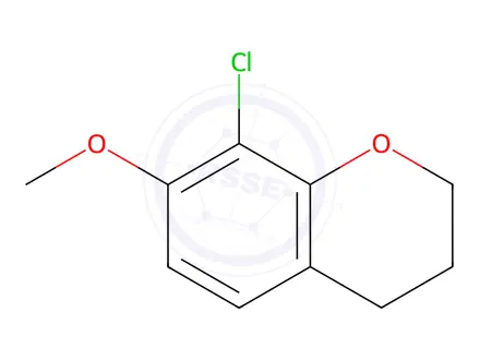 Chemical structure of 8-Chloro-7-methoxychroman