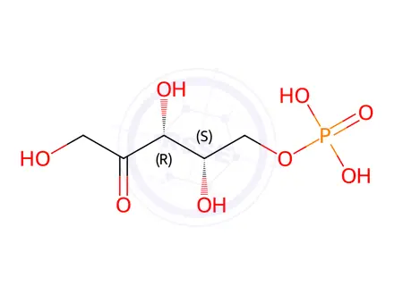 Chemical structure of L-Xylulose 5-phosphate