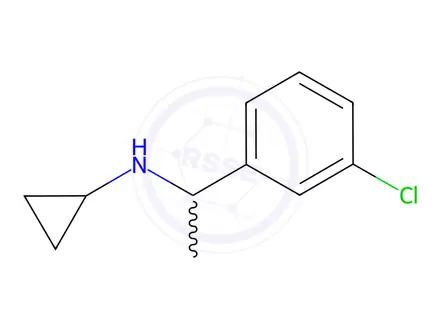 Chemical structure of N-(1-(3-Chlorophenyl)ethyl)cyclopropanamine