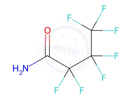 Chemical structure of Heptafluorobutyramide