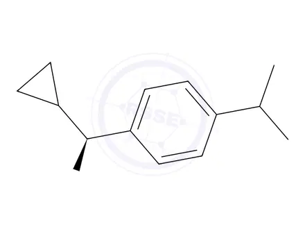 Chemical structure of (S)-cyclopropyl(4-isopropylphenyl)methanamine