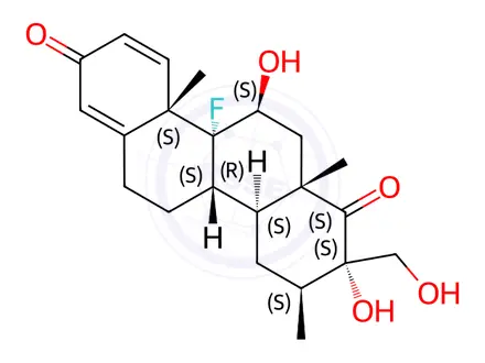 Chemical structure of Betamethasone Impurity 214
