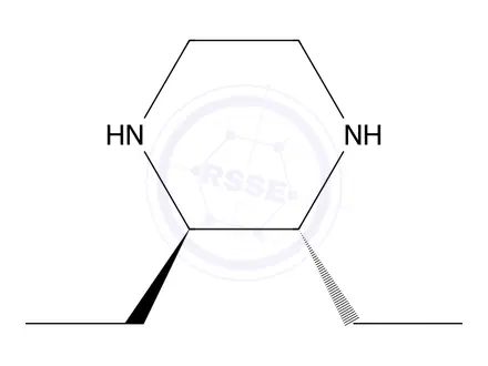 Chemical structure of (2R,3R)-2,3-Diethylpiperazine