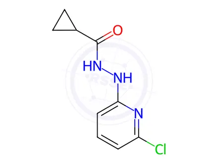 Chemical structure of N'-(6-chloropyridin-2-yl)cyclopropanecarbohydrazide