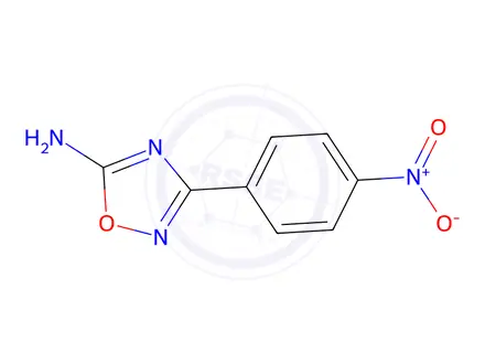 Chemical structure of 3-(4-nitrophenyl)-1,2,4-oxadiazol-5-amine