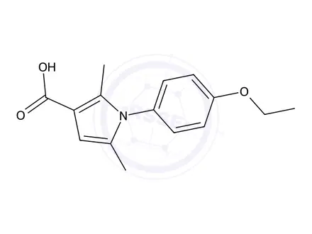 Chemical structure of 1-(4-Ethoxyphenyl)-2,5-dimethyl-1h-pyrrole-3-carboxylic acid