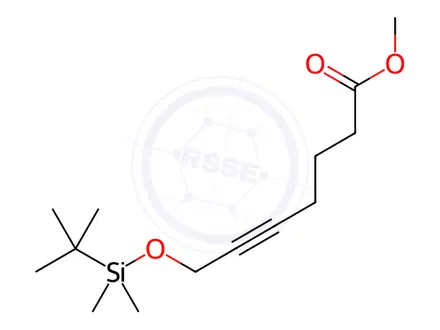 Chemical structure of Methyl 7-((tert-Butyldimethylsilyl)oxy)hept-5-ynoate