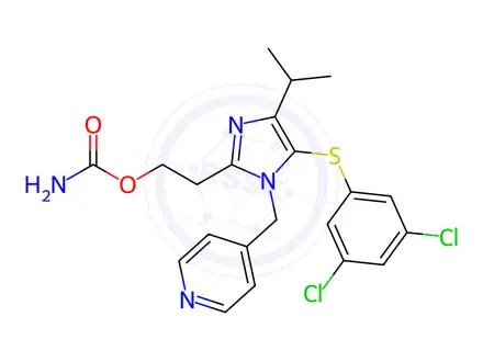 Chemical structure of Capravirine Impurity 4