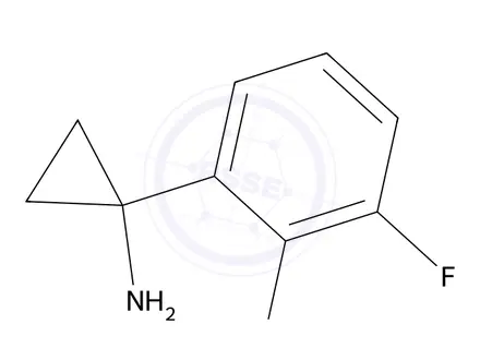 Chemical structure of 1-(2,3-Difluorophenyl)cyclopropanamine