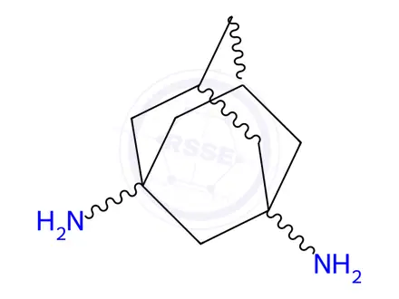 Chemical structure of 1,3-Adamantanediamine