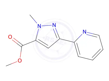 Chemical structure of methyl 1-methyl-3-(pyridin-2-yl)-1h-pyrazole-5-carboxylate