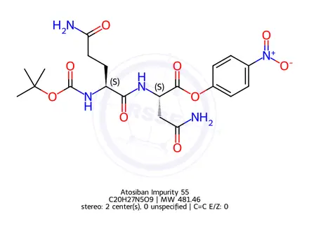 Chemical structure of Atosiban Impurity 55