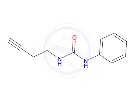 Chemical structure of 1-(But-3-yn-1-yl)-3-phenylurea