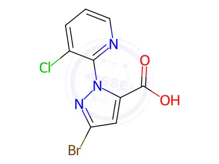 Chemical structure of Chlorantraniliprole Impurity 17