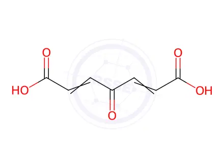Chemical structure of 4-OXOHEPTA-2,5-DIENEDIOIC ACID