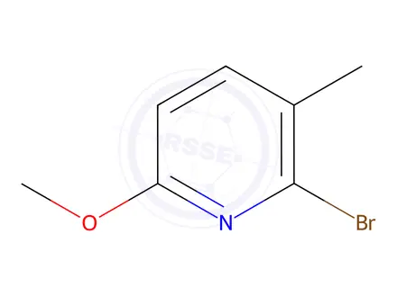Chemical structure of 2-Bromo-6-methoxy-3-methylpyridine