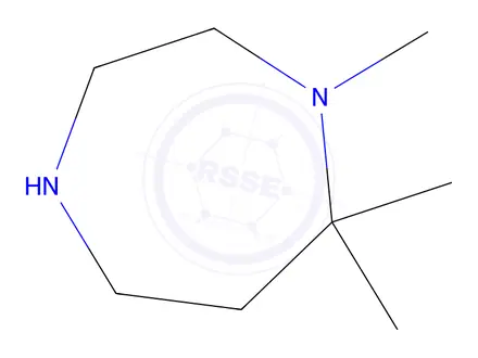 Chemical structure of 1,7,7-Trimethyl-1,4-diazepane