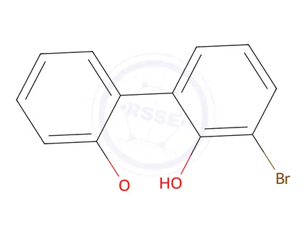Chemical structure of 3-BROMO-2''-METHOXY-BIPHENYL-2-OL
