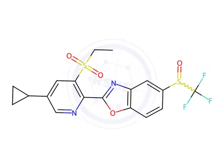 Chemical structure of Cybenzoxasulfyle