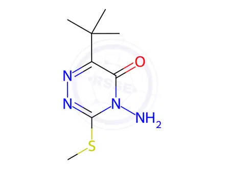 Chemical structure of Metribuzin
