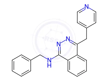 Chemical structure of N-Benzyl-4-(pyridin-4-ylmethyl)phthalazin-1-amine