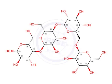 Chemical structure of 6-A-D-GLUCOPYRANOSYLMALTOTRIOSE