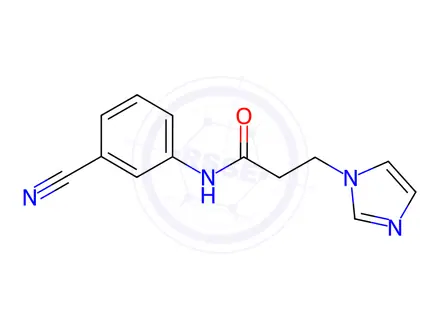 Chemical structure of n-(3-Cyanophenyl)-3-(1h-imidazol-1-yl)propanamide