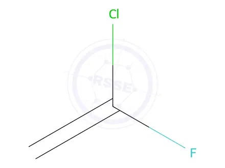 Chemical structure of 1-CHLORO-1-FLUOROETHYLENE