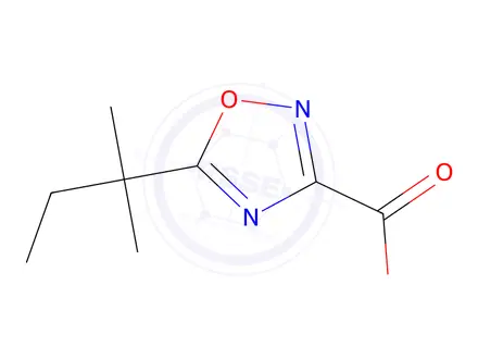Chemical structure of 5-(Tert-pentyl)-1,2,4-oxadiazole-3-carboxylic acid