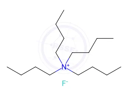 Chemical structure of Tetrabutylammonium Fluoride (1.0 M in THF)