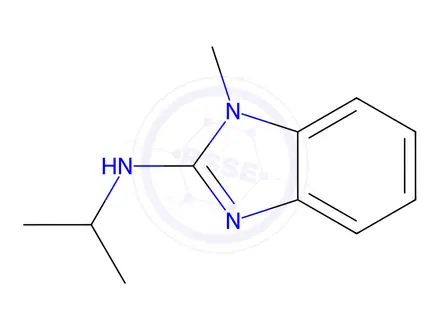Chemical structure of N-isopropyl-1-methyl-1H-benzo[d]imidazol-2-amine