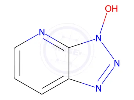 Chemical structure of HOAT