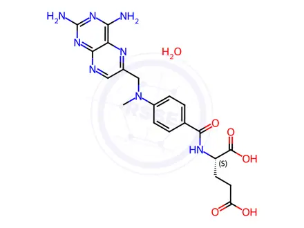 Chemical structure of Methotrexate Monohydrate