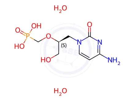 Chemical structure of Cidofovir Dihydrate