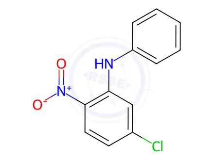 Chemical structure of 5-Chloro-2-Nitrodiphenylamine