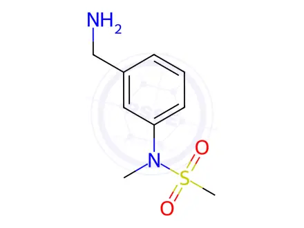 Chemical structure of n-(3-(Aminomethyl)phenyl)-N-methylmethanesulfonamide