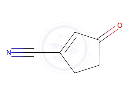 Chemical structure of 3-oxocyclopent-1-enecarbonitrile