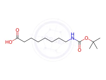Chemical structure of Boc-8-aminooctanoic acid