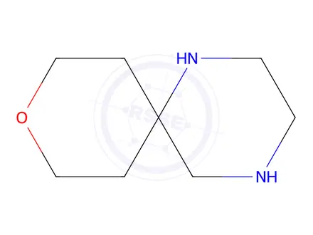 Chemical structure of 9-Oxa-1,4-diaza-spiro[5.5]undecane dihydrochloride
