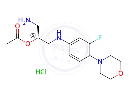 Chemical structure of Linezolid Impurity 221
