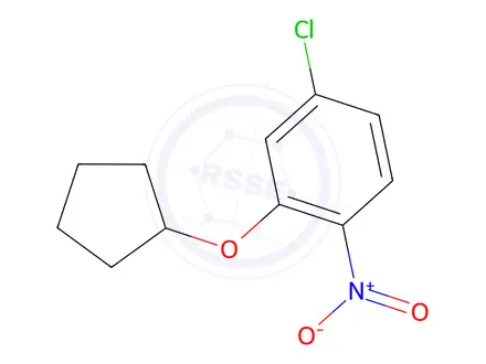 Chemical structure of 4-CHloro-2-(cyclopentyloxy)-1-nitrobenzene