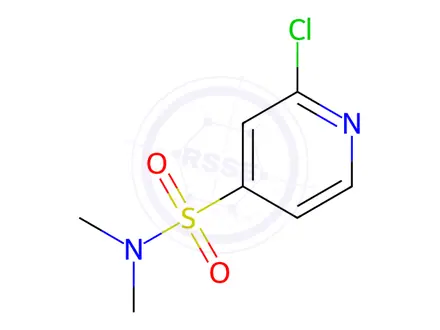 Chemical structure of 2-Chloro-N,N-dimethylpyridine-4-sulfonamide