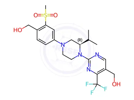 Chemical structure of LXRβ agonist 17